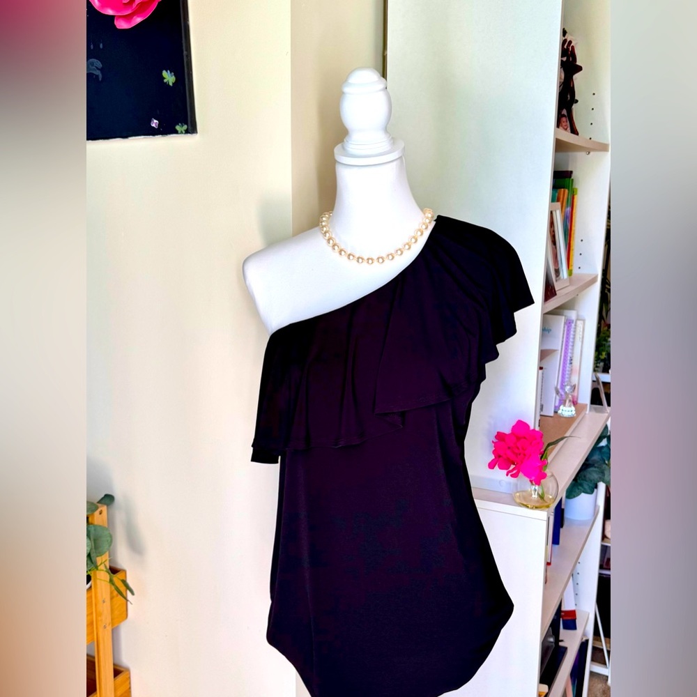 Date Night One-Shoulder Top